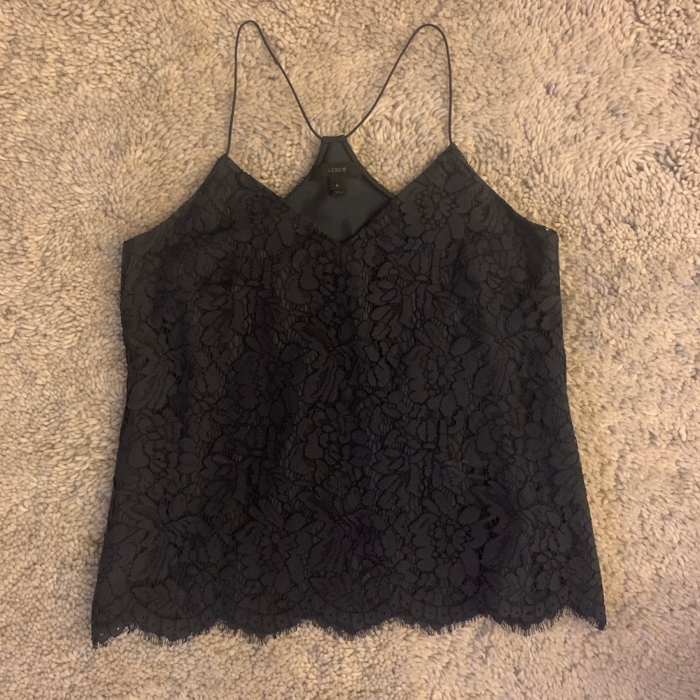 Jcrew floral lace cami. Size 0